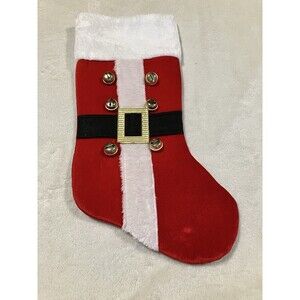 Santa Suit Christmas Stocking Winter Holiday Decor Xmas 20”